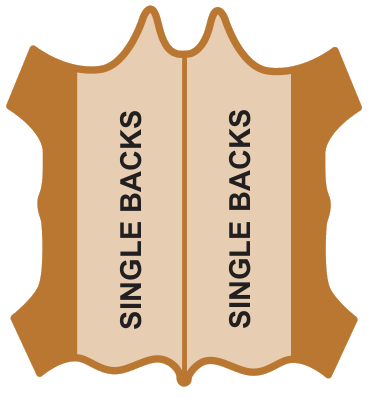 Leather back