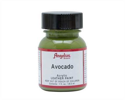 ANGELUS ACRYLIC PAINT AVOCADO #170 29ML USE ON LEATHER, VINYL OR FABRIC