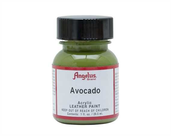 ANGELUS ACRYLIC PAINT AVOCADO #170 29ML USE ON LEATHER, VINYL OR FABRIC