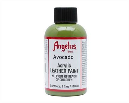 ANGELUS ACRYLIC PAINT AVOCADO #170 118ML USE ON LEATHER, VINYL OR FABRIC