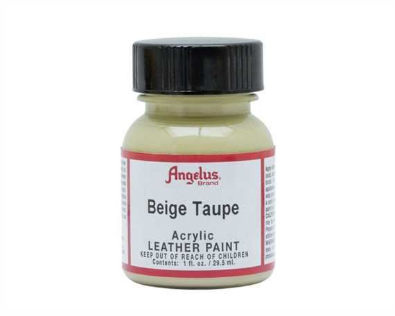 ANGELUS ACRYLIC PAINT BEIGE TAUPE #165 29ML USE ON LEATHER, VINYL OR FABRIC