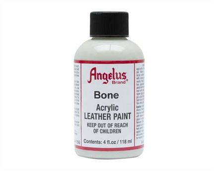 ANGELUS ACRYLIC PAINT BONE #155 118ML USE ON LEATHER, VINYL OR FABRIC