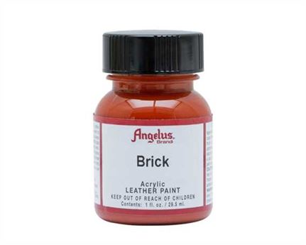 ANGELUS ACRYLIC PAINT BRICK #093 29ML USE ON LEATHER, VINYL OR FABRIC