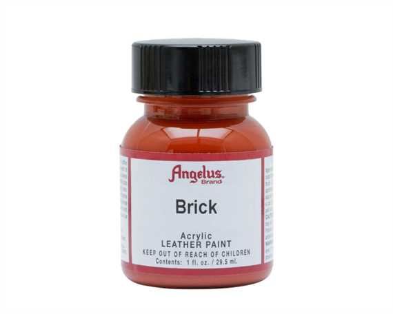 ANGELUS ACRYLIC PAINT BRICK #093 29ML USE ON LEATHER, VINYL OR FABRIC