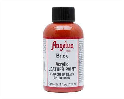 ANGELUS ACRYLIC PAINT BRICK #093 118ML USE ON LEATHER, VINYL OR FABRIC