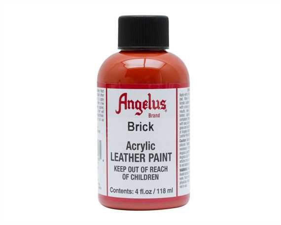 ANGELUS ACRYLIC PAINT BRICK #093 118ML USE ON LEATHER, VINYL OR FABRIC