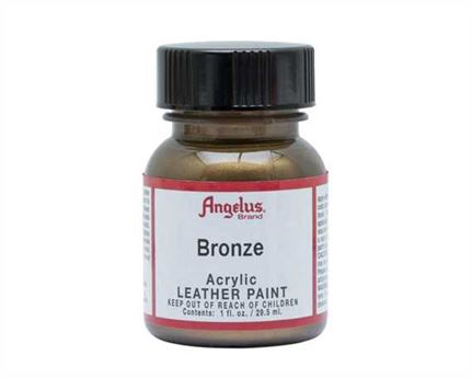 ANGELUS ACRYLIC PAINT BRONZE #142 29ML USE ON LEATHER, VINYL OR FABRIC