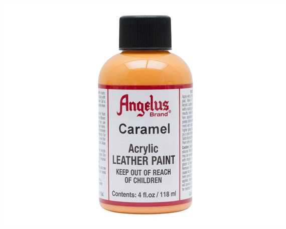 ANGELUS ACRYLIC PAINT CARAMEL #194 118ML USE ON LEATHER, VINYL OR FABRIC