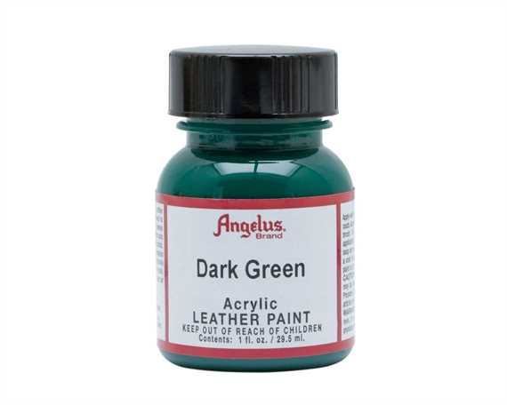 ANGELUS ACRYLIC PAINT DARK GREEN #171 29ML USE ON LEATHER, VINYL OR FABRIC