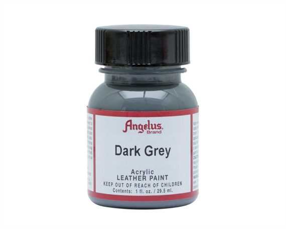 ANGELUS ACRYLIC PAINT DARK GREY #080 29ML USE ON LEATHER, VINYL OR FABRIC