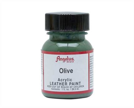ANGELUS ACRYLIC PAINT OLIVE #272 29ML USE ON LEATHER, VINYL OR FABRIC