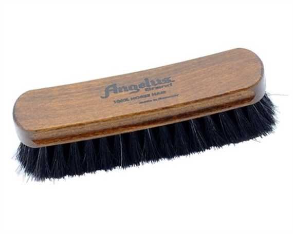 ANGELUS SHOE BRUSH LARGE HORSE HAIR MADE IN GERMANY