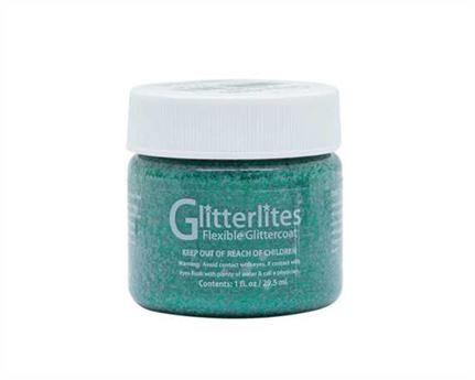 ANGELUS GL PAINT EMERALD #224 29ML GLITTERLITES