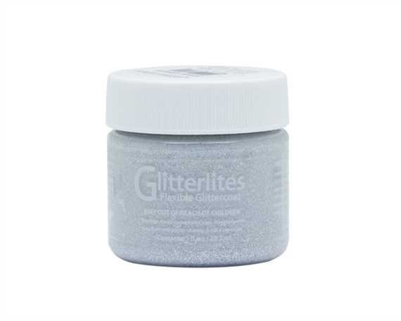 ANGELUS GL PAINT SILVER SPARK #222 29ML GLITTERLITES