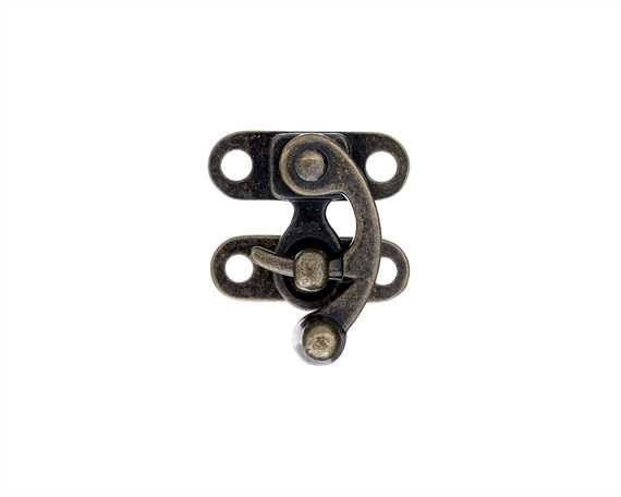 BAG DOCTOR BAG CATCH HOOK AND EYE SMALL #1511-20S, 1306-01 ANTIQUE
