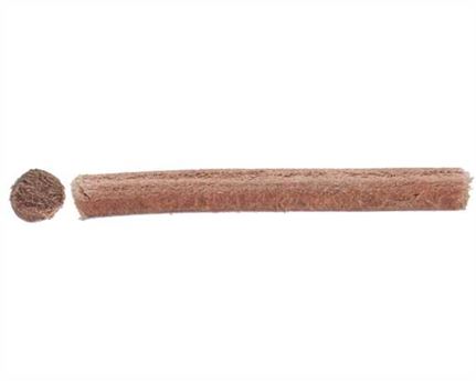 BELTING ROUND LEATHER NATURAL VEG 4MM (PER L/MTR)