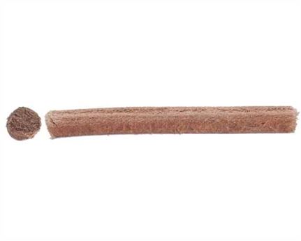 BELTING ROUND LEATHER NATURAL VEG 6MM (PER L/MTR)