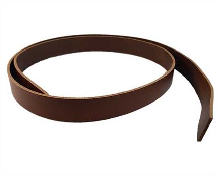 BELT STRAP TAN 38MM WIDE 3.5MM THICK ITALIAN DOUBLE BUTT STANDARD LENGTH