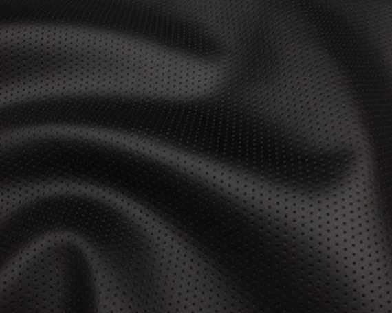 MUIRHEAD CALEDONIAN BLACK PERFORATEDSX027 LEATHER FULL HIDE