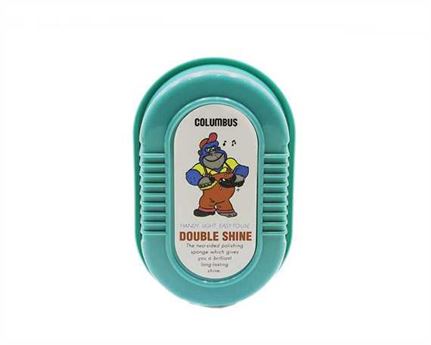 COLUMBUS DOUBLE SHINE, 2 SIDED SPONGE