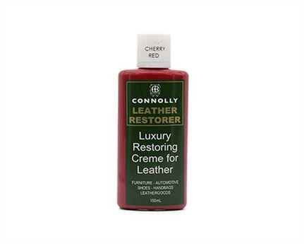 CONNOLLY LUXURY LEATHER RESTORING CREME CHERRY RED 150ML