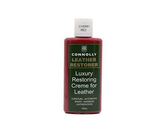 CONNOLLY LUXURY LEATHER RESTORING CREME CHERRY RED 150ML