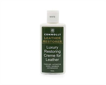 CONNOLLY LUXURY LEATHER RESTORING CREME WHITE 150ML