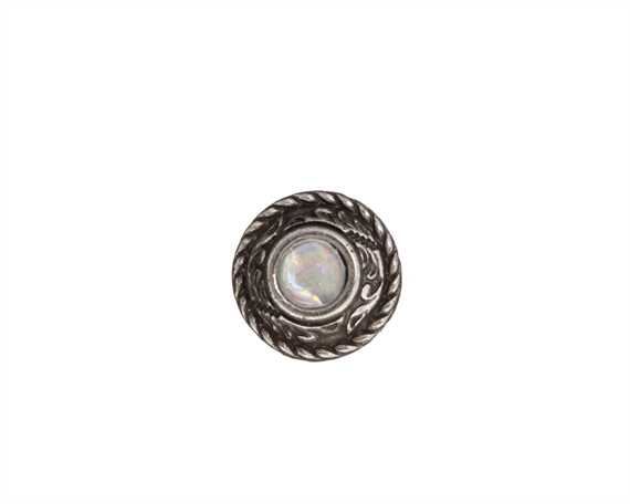 CONCHO CRYSTAL CLEAR SCREW BACK/EACH 13MM