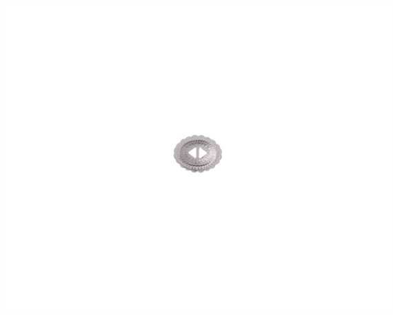 CONCHO OVAL SLOTTED NICKEL PLATE 25X32MM