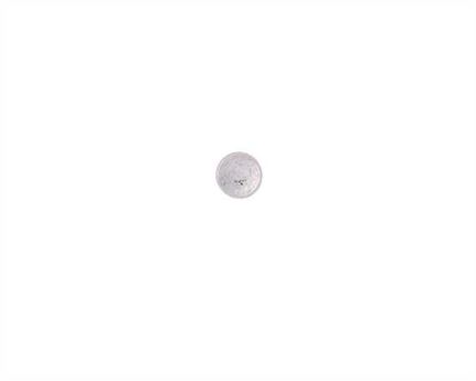 CONCHO ROPE EDGE ROUND WITH SCREW BACK SILVER PLATE 25MM