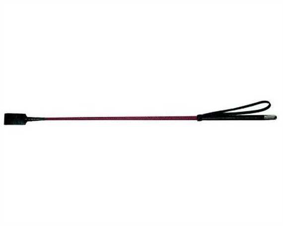 CROP RED STRIPED WITH METAL TIP ON HANDLE
