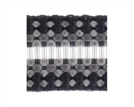 SHOE DOCTOR ELASTIC BUCKLE BLACK STYLE #1686 (PER L/MTR) 6MM