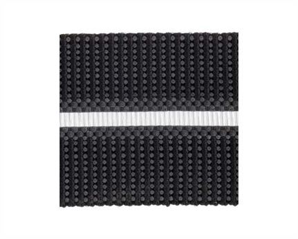 SHOE DOCTOR ELASTIC BUCKLE BLACK STYLE #1686 (PER L/MTR) 20MM