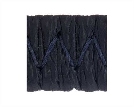 ELASTIC LEATHER COVERED BLUE (PER L/MTR) 8MM