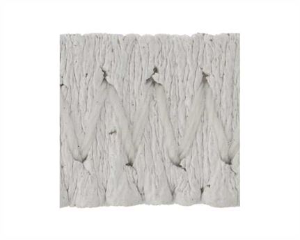 ELASTIC LEATHER COVERED WHITE (PER L/MTR) 8MM