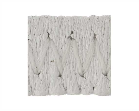 ELASTIC LEATHER COVERED WHITE (PER L/MTR) 8MM