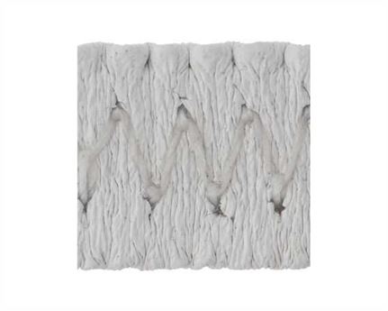 ELASTIC LEATHER COVERED WHITE (PER L/MTR) 10MM