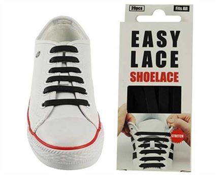 EASY LACE FLAT BOX 20 PCE BLACK