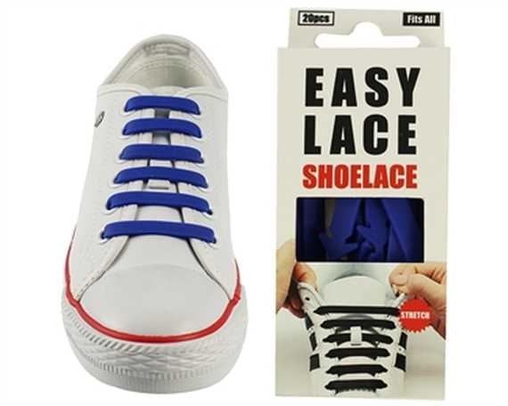 EASY LACE FLAT BOX 20 PCE BLUE
