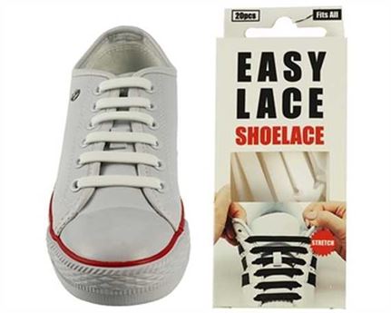 EASY LACE FLAT BOX 20 PCE WHITE