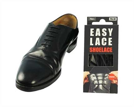 EASY LACE ROUND BOX 20 PCE BLACK 