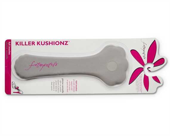 FOOT PETALS KILLER KUSHIONZ SILVER ROSE PER PAIR