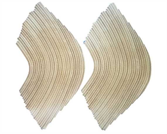 HEEL COVER VENEER SHAPES (PER PR)