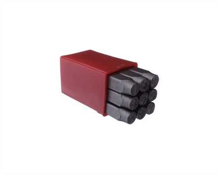 PUNCH SET NUMBER STEEL 6MM