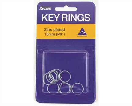 KEVRON KEYRING 16MM (5/8") PER 10 IN BLISTER PACK