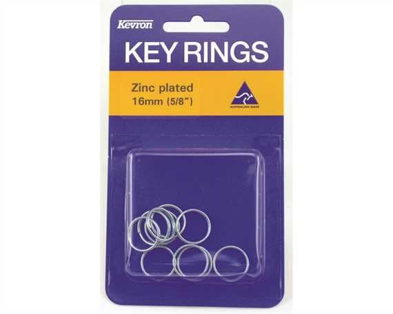 KEVRON KEYRING 16MM (5/8") PER 10 IN BLISTER PACK