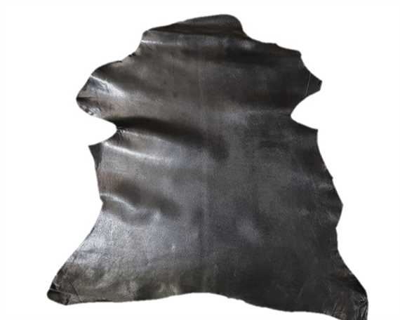 KID SKIN GLAZED BLACK 0.6/0.8MM LEATHER FROM SPAIN