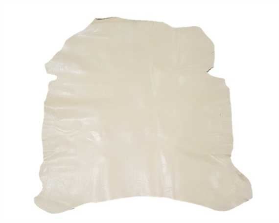 KID SKIN GLAZED LIGHT BEIGE 0.6/0.8MM LEATHER FROM SPAIN