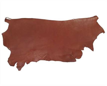 MORGAN OAK VEG SKIRT SIDE 5.0MM CHESTNUT - RICH TAN USA STEER HIDE LEATHER