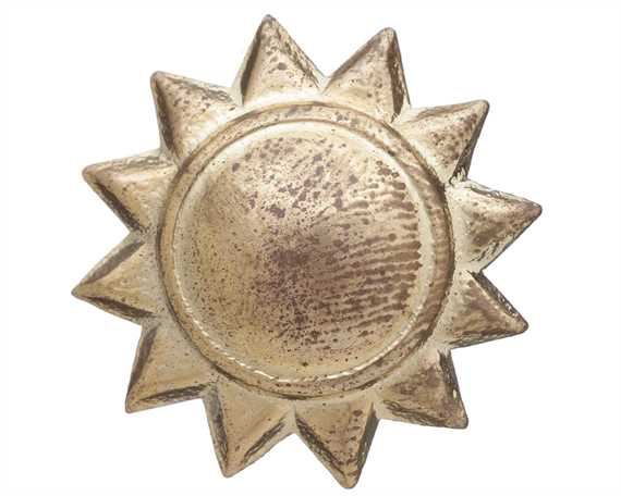 ORNAMENT BRASS BALL STAR 10MM